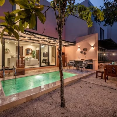 Tulum Retreat: 3-Bed Oasis with Private Pool